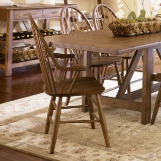 Farmhouse Casual Dining Counter Height Chair in Weathered Oak