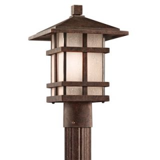 Kichler Cross Creek Post Lantern in Aged Bronze