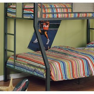 Powell Monster Bedroom Twin over Full Bunk Bed with Built In Ladder