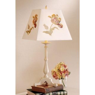 Webber Table Lamp with Gosford Shade in Antique White