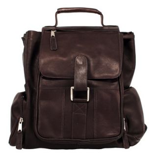 Drawstring Leather Backpack