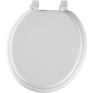 Round Molded Wood Celestial Design Toilet Seat with Easy Clean and