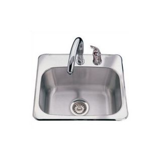 FrankeUSA Stainless Steel Two Hole Bar Sink