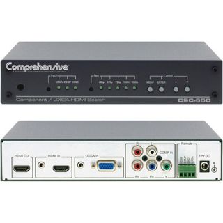 Comprehensive Component, VGA Video and Stereo Audio to HDMI Converter