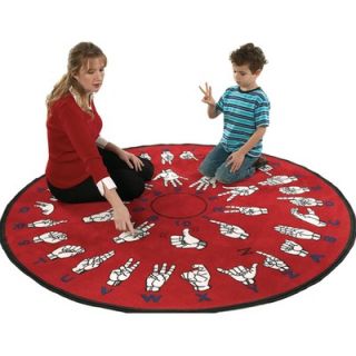 Flagship Carpets Educational Hands That Teach Kids Rug