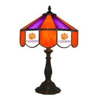 Sports Fan Products NCAA 14 Stained Glass Table Lamp