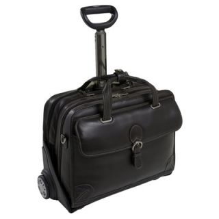 Siamod Carugetto Leather Detachable Wheeled Laptop Case