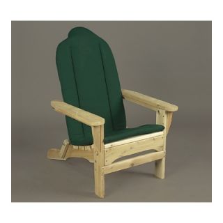 Rustic Cedar Adirondack Seat and Back Cushion Set