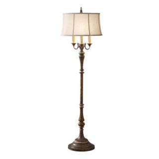 Feiss Gibson Four Light Floor Lamp in Cambridge Crackle   FL6259CAC