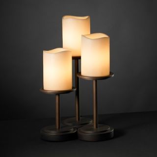 Justice Design Group CandleAria Dakota Three Light Portable Lamp