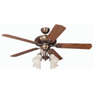 Yosemite Home Decor 52 Rosie 5 Blade Ceiling Fan with Remote