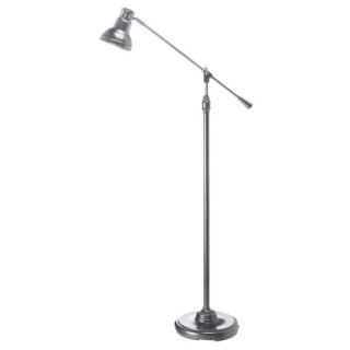 Dainovision Daylight Floor Lamp in Antique Satin Chrome