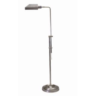 House of Troy Coach Adjustable Floor Lamp in Antique Silver   CH825