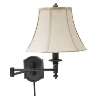 House of Troy Decorative Wall Bead Swing Arm Lamp in Oil Rubbed Bronze