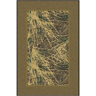 Milliken Mossy Oak Shadow Grass Solid Border Novelty Rug   534712