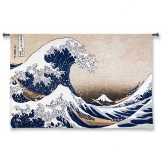 Fine Art Tapestries Great Wave at Kanagawa Wall Hanging