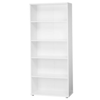 Tvilum Cullen Tall Bookcase with Doors in White   8090849/8091049