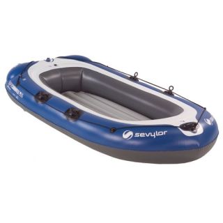 Caravelle 2 Person Super Inflatable Boat with Pump and Oars