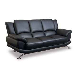 Global Furniture USA Rachael Bonded Leather Sofa   9908 BL S W/LEGS