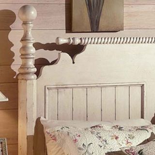 Hillsdale Wilshire Four Poster Bedroom Collection   Antique White