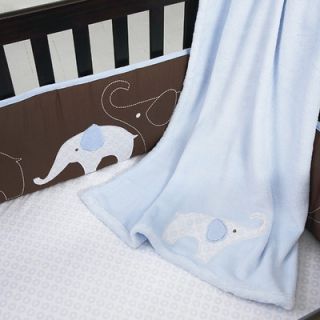 Carters Blue Elephant Fitted Sheet