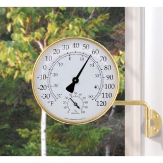 Conant Custom Brass Vermont Weather Station Thermometer   CCBTH6/6C