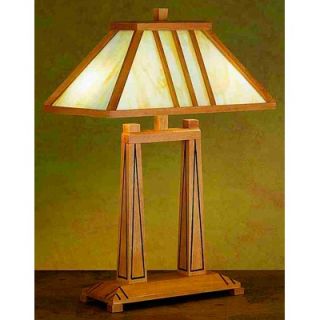 Meyda Tiffany 25 H Forestwood Oblong Desk Lamp