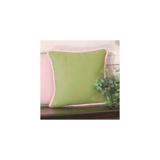 Modern Baby Girl Caffe Pillow in Green