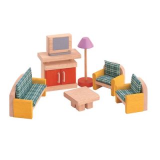 Teamson Kids Nine Pieces Dining Room Set for Doll House