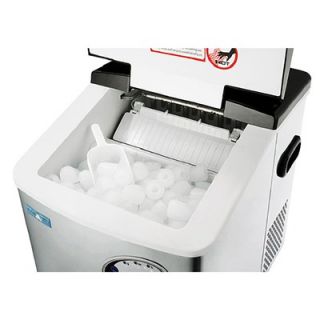 Great Northern Popcorn Stainless Steel Portable Ice Maker Machine