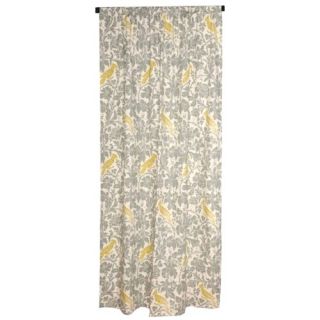 Tadpoles Owls Set of 2 Micro suede Tab Top Curtain Panels