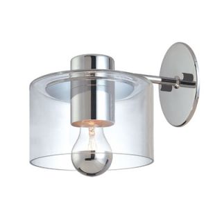 Sonneman Transparence Wall Sconce Extension in Polished Chrome