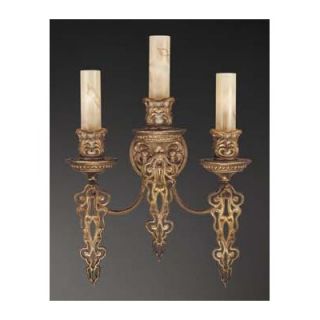 Eurofase Laurance Three Light Wall Sconce in Antique Gold   13438