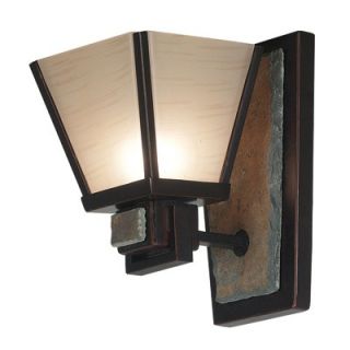 Kenroy Home Clean Slate Wall Sconce in Oil Rubbed Bronze   91601ORB