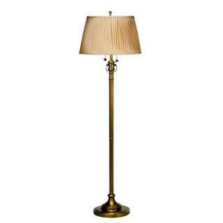 Kichler Pressick Floor Lamp in Aged Brass