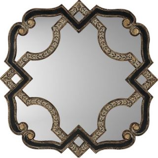 Paragon Black and Gold Serpentine Mirror