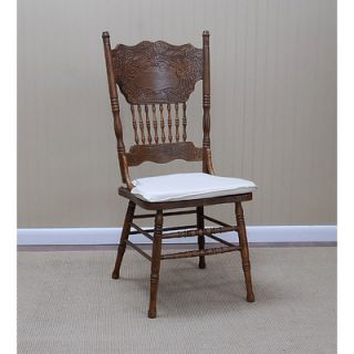 Wildon Home ® Molina Side Chair in Oak   Set of 2   6386BO /