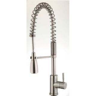 Single Handle Single Hole Pre Rinse Bar Faucet with Metal Lever Handle