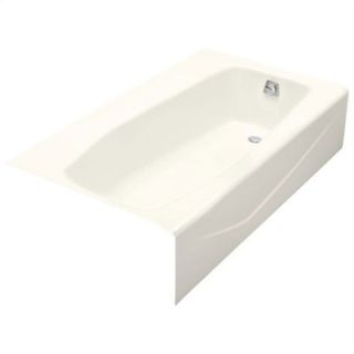 Kohler Villager Bath Tub in Biscuit with Extra 4 Ledge and Right Hand