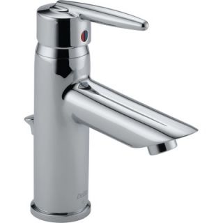Delta Grail Series Single Hole Bathroom Faucet with Single Handle