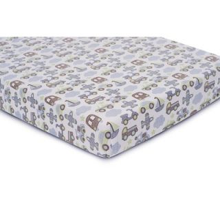 Kids Line Mosaic Transport Fitted Sheet
