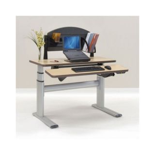 Sonoma Series Premium Dual Surface Rectangle Desk with Laptop Station