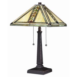 Lite Shalimar 2 Light Table Lamp in Chestnut Bronze   Z14 45TL