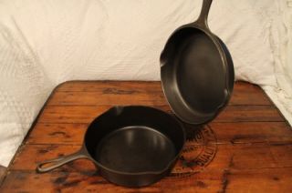 Griswold 80 Cast Iron Double Skillet P N 1102 1103 Circa 1930 1940