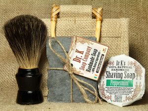  Grooming Set Badger Shaving Brush Shave Soap Beer Soap Groomsmen Gifts