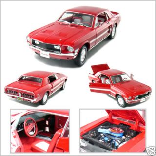 GREENLIGHT COLLECTIBLES 1 18 SCALE CALIFORNIA SPECIAL RED 1968 MUSTANG