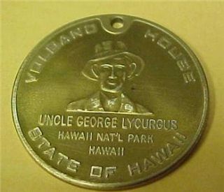 Hawaii National Park Volcano House Medallion 8785C