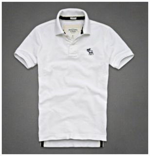 Abercrombie Fitch Mens Muscle Goodnow Mountain Polo Shirt Medium $68