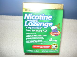 Goodsense Polacrilex Nicotine Lozenge Mint Flavor 4mg 72 Lozenges
