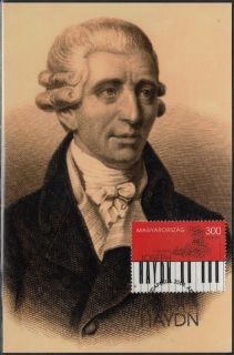  4118 Maximum Card I 200th Ann of Death of Joseph Haydn Composer
